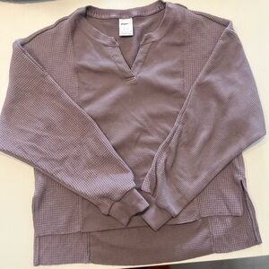 Nike Mauve/Brown Yoga Dri-Fit Top